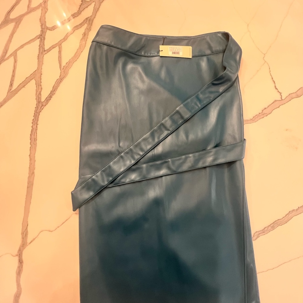 Never Fully Dressed Teal Pencil Skirt